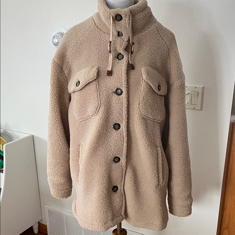 Koolaburra sherpa shirt jacket NWOT  size L
